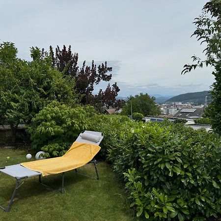 Schoene Wohnung Mit Ausblick Und Gartensitzplatz Lorrach Bagian luar foto